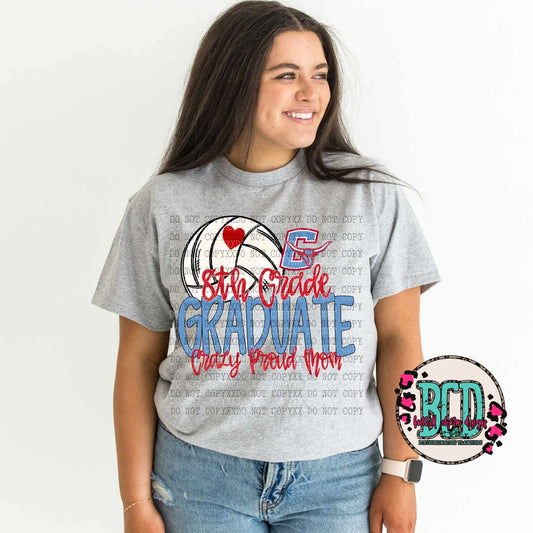 Chisholm 8th Grade Graduation - SHIRT RPD.26. *add what you want on the shirt in note box when ordering if different than picture.