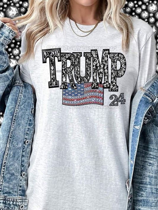 Trump '24 Faux Glitter - SHIRT SMTD