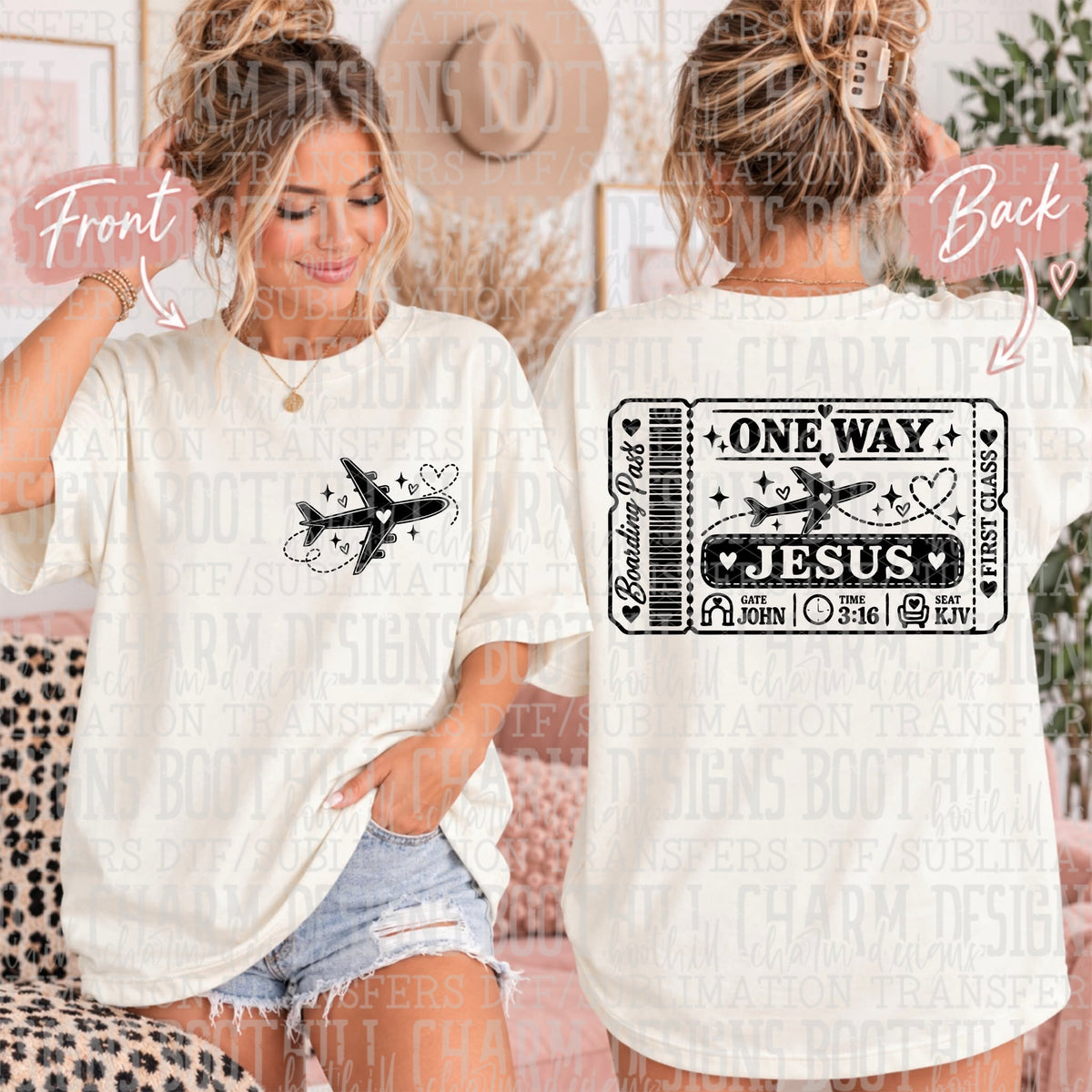 One Way - SHIRT SDD.26. *Please add shirt color to note box at checkout