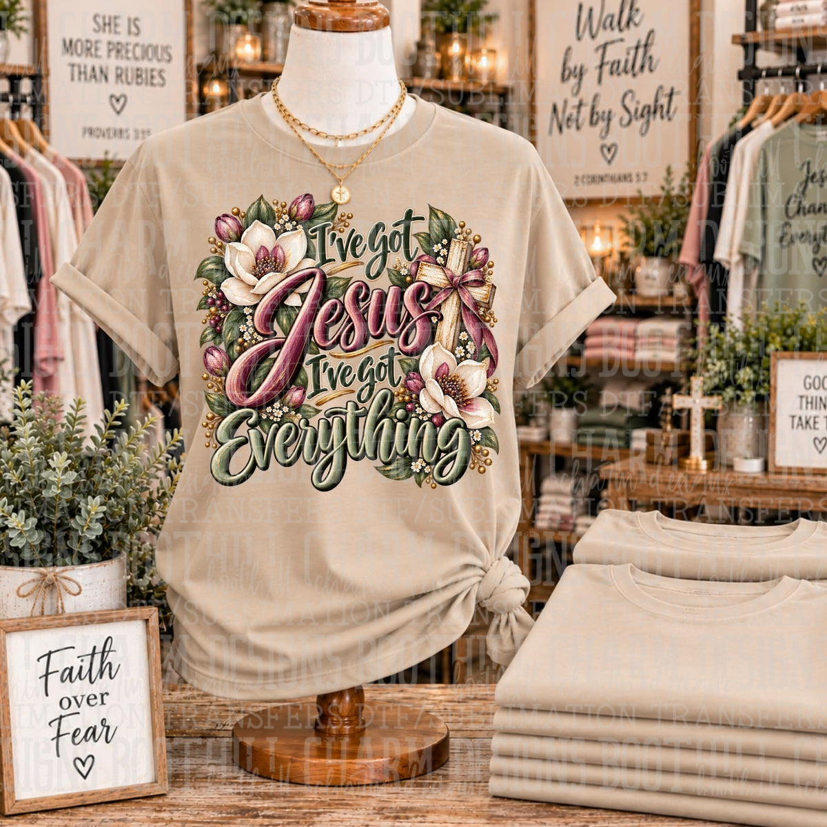 I've Got Jesus - SHIRT SDD.26 *please add shirt color to note box at checkout