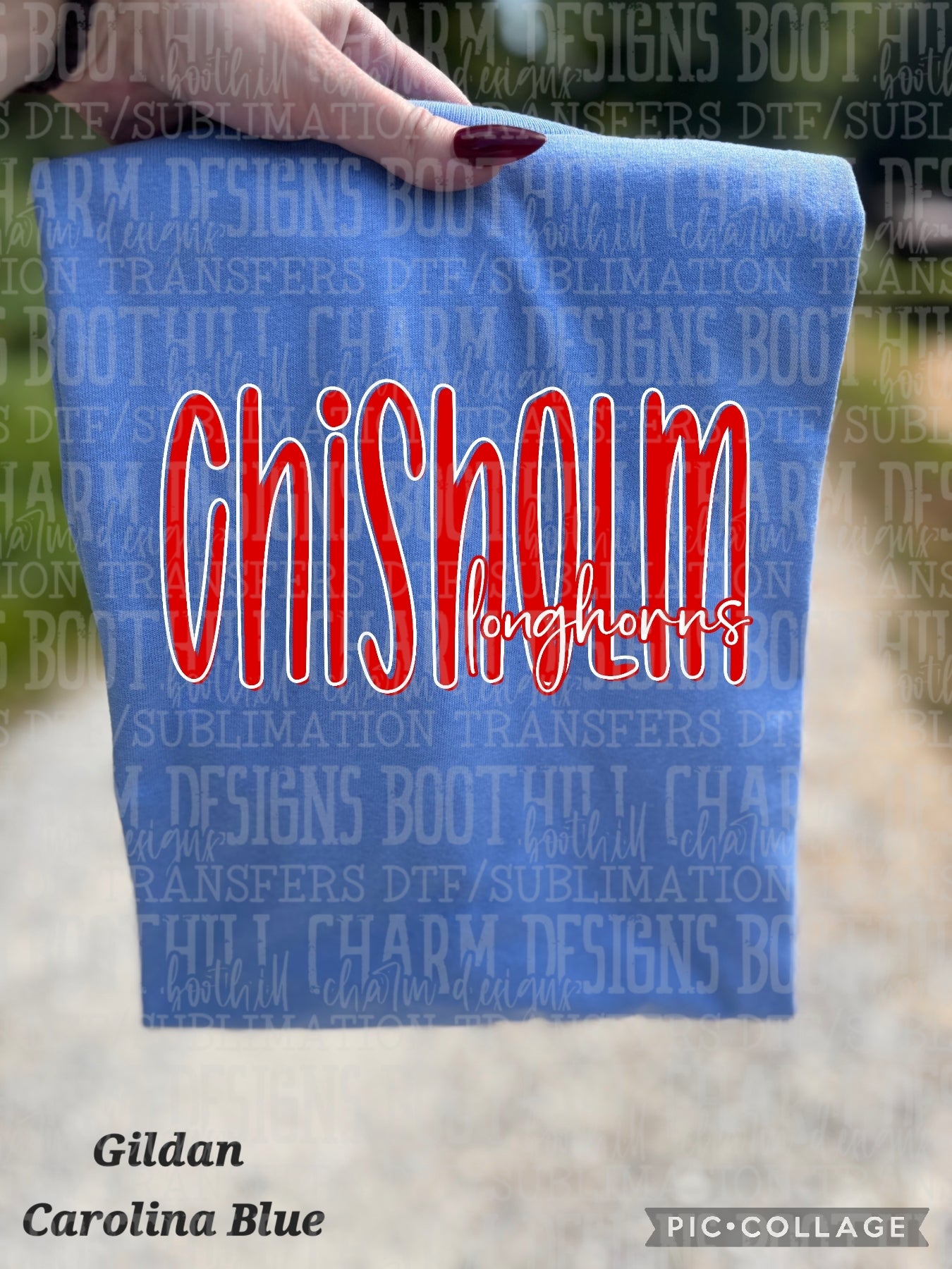 Chisholm Longhorns - Shirt *comment shirt color in note box